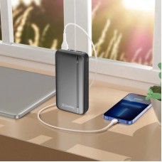 Батарея універсальна ColorWay 20 000 mAh Portable Charger (USB/QC3.0 + USB-C/PD/22.5W) Black - Фото