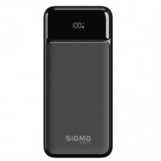 Батарея универсальная Sigma X-power SI20A4QL 20000mAh, PD/20W, QC/22.5W, LED, cable 20w, black (4827798799710)