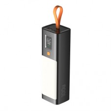 Батарея універсальна Sigma X-power SI20A9QLX 20000 mAh, PD/100W, LED, flashlight, cable 100w, black - Фото