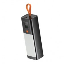 Батарея універсальна Sigma X-power SI20A9QLX 20000 mAh, PD/100W, LED, flashlight, cable 100w, black - Фото