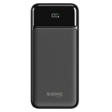 Батарея универсальная Sigma X-power SI30A4QL 30000mAh, PD/20W, QC22.5W, LED, cable 20w, black (4827798787311)