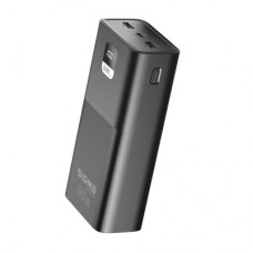 Батарея универсальная Sigma X-power SI30A6QLX 30000mAh, PD/65W, LED, cable 100w, black (4827798835111) - Фото