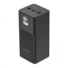 Батарея універсальна Sigma X-power SI50A6QLX 50000 mAh, PD/100W, LED, cable 100w, black (4827798741313) - Фото