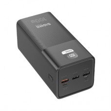 Батарея універсальна Sigma X-power SI50A6QLX 50000 mAh, PD/100W, LED, cable 100w, black (4827798741313) - Фото