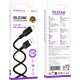 Дата кабель USB 2.0 AM to USB-C 1.0m 60W silicone black BOROFONE (6941991115455) Дата кабель USB 2.0 AM to USB-C 1.0m 60W silicone black BOROFONE (6941991115455)