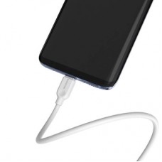 Дата кабель USB 2.0 AM to USB-C 2.0m 2.4 A white BOROFONE (6957531090021) - Фото