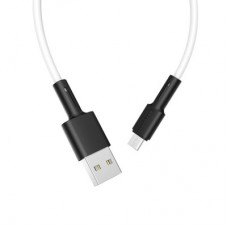 Дата кабель USB 2.0 AM to Micro 5P 1.0m silicone white BOROFONE (6931474710383) - Фото