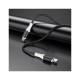 Дата кабель USB-C to USB-C 1.0m 3A 60 W silicone black BOROFONE (6974443384802)