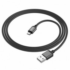 Дата кабель USB 2.0 AM to Micro 5P 1.0m black BOROFONE (6974443389029) - Фото