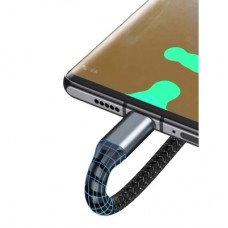 Дата кабель USB 2.0 AM to Lightning + Micro 5P + USB-C 1.2m 100W nylon black XoKo (SC-3100) - Фото