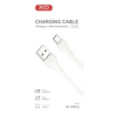 Дата кабель USB 2.0 AM to USB-C 2.0m 2.1A XO (CB-200UC) - Фото