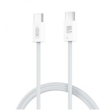 Дата кабель USB-C to USB-C 1.0m 60W white XO (CB-Q73CC) - Фото