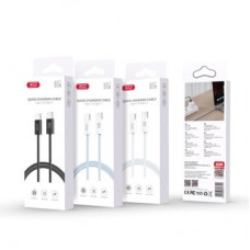Дата кабель USB-C to USB-C 1.0m 60W white XO (CB-Q73CC) - Фото