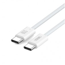 Дата кабель USB-C to USB-C 1.0m 60W white XO (CB-Q73CC) - Фото