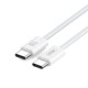 Дата кабель USB-C to USB-C 1.0m 60W white XO (CB-Q73CC)