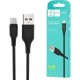 Дата кабель USB 2.0 AM to Micro 5P 1.0m 2.4A silicone black Denmen (DM-D01V-BK) Дата кабель USB 2.0 AM to Micro 5P 1.0m 2.4A silicone black Denmen (DM-D01V-BK)