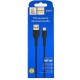 Дата кабель USB 2.0 AM to USB-C 1.0m 2.4A silicone black Denmen (DM-D42T-BK) Дата кабель USB 2.0 AM to USB-C 1.0m 2.4A silicone black Denmen (DM-D42T-BK)