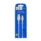 Дата кабель USB 2.0 AM to USB-C 1.0m 2.4A silicone white Denmen (DM-D42T-WH) Дата кабель USB 2.0 AM to USB-C 1.0m 2.4A silicone white Denmen (DM-D42T-WH)