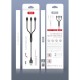 Дата кабель USB 2.0 AM to Lightning + Micro 5P + USB-C 1.0m 2.1A black XO (NB103-3in1-1-BK) Дата кабель USB 2.0 AM to Lightning + Micro 5P + USB-C 1.0m 2.1A black XO (NB103-3in1-1-BK)