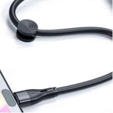 Дата кабель USB 2.0 AM to Lightning 0.25m 2.4A black XO (XO-NB179-025-BK) - Фото
