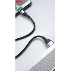 Дата кабель USB 2.0 AM to Lightning 1.0m 2.4A double-side grey XO (NB188-L-1-GR) - Фото