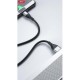 Дата кабель USB 2.0 AM to Lightning 1.0m 2.4A double-side grey XO (NB188-L-1-GR)