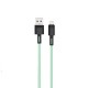 Дата кабель USB 2.0 AM to Lightning 1.0m 5A green XO (NB166-L-1-GR)