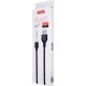 Дата кабель USB 2.0 AM to Micro 5P 2.0m 2.1A black XO (XO-NB103-BK)