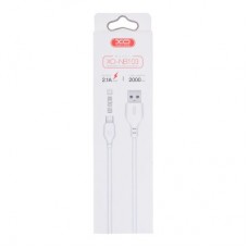 Дата кабель USB 2.0 AM to Micro 5P 2.0m 2.1A white XO (NB103-M2-WH) - Фото