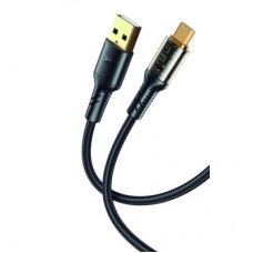 Дата кабель USB 2.0 AM to Micro 5P 1.0m 2.4A black XO (NB229-M-1-BK)