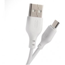 Дата кабель USB 2.0 AM to USB-C 1.0m 2.1A white XO (XO-NB-103-TC-1-WH)