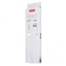 Дата кабель USB 2.0 AM to USB-C 1.0m 2.1A white XO (XO-NB-103-TC-1-WH) - Фото
