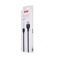 Дата кабель USB 2.0 AM to USB-C 2.0m 2.1A black XO (XO-NB103-TC-2-BK) - Фото