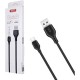 Дата кабель USB 2.0 AM to USB-C 2.0m 2.1A black XO (XO-NB103-TC-2-BK) Дата кабель USB 2.0 AM to USB-C 2.0m 2.1A black XO (XO-NB103-TC-2-BK)