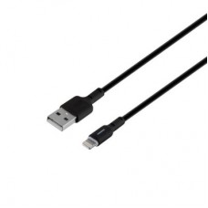 Дата кабель USB 2.0 AM to Lightning 1.0m 3A black XO (NB112-i-BK) - Фото