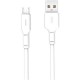 Дата кабель USB 2.0 AM to Micro 5P 1.0m 3A white XO (NB112-M-WH)