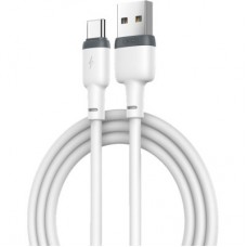 Дата кабель USB 2.0 AM to USB-C 1.0m 2.1A white XO (XO-NB-208-TC-1-WH)