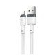 Дата кабель USB 2.0 AM to USB-C 1.0m 2.1 A white XO (XO-NB-208-TC-1-WH)