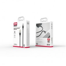 Дата кабель USB 2.0 AM to USB-C 1.0m 2.1A double-side grey XO (NB188-TC-1-GR) - Фото