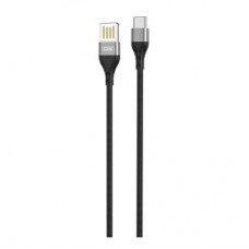 Дата кабель USB 2.0 AM to USB-C 1.0m 2.1A double-side grey XO (NB188-TC-1-GR) - Фото