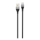 Дата кабель USB 2.0 AM to USB-C 1.0m 2.1A double-side grey XO (NB188-TC-1-GR) Дата кабель USB 2.0 AM to USB-C 1.0m 2.1A double-side grey XO (NB188-TC-1-GR)