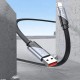 Дата кабель USB 2.0 AM to USB-C 1.2m 5A nylon black HOCO (6942007605007)