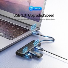 Концентратор Orico USB-C to 2xUSB-C + 2xUSB3.0 (CA914210) - Фото