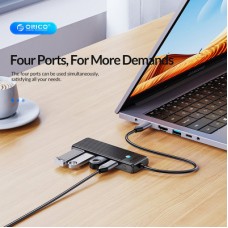 Концентратор Orico USB-C to 2xUSB-C + 2xUSB3.0 (CA914210) - Фото