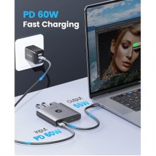 Концентратор Orico USB-C to 5-in-1 Docking Station 5Gbps (CA914227) - Фото