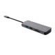 Концентратор Trust USB-C 8-in1 1xUSB-А 3.2/USB-A 2.0/2xUSB-С/HDMI/Ehernet/SD/microSD aluminium 0.15m grey Концентратор Trust USB-C 8-in1 1xUSB-А 3.2/USB-A 2.0/2xUSB-С/HDMI/Ehernet/SD/microSD aluminium 0.15m grey