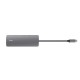 Концентратор Trust USB-C 8-in1 1xUSB-А 3.2/USB-A 2.0/2xUSB-С/HDMI/Ehernet/SD/microSD aluminium 0.15m grey Концентратор Trust USB-C 8-in1 1xUSB-А 3.2/USB-A 2.0/2xUSB-С/HDMI/Ehernet/SD/microSD aluminium 0.15m grey