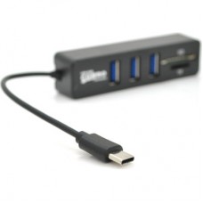 Концентратор Voltronic USB-C 3xUSB 2.0 + SD/TF 0.1m black (YT-HTCP3101/4) - Фото