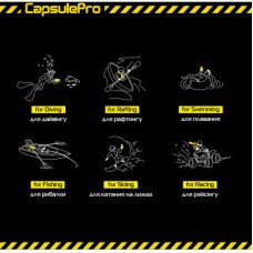 Чохол для мобільного телефона Armorstandart CapsulePro Waterproof Floating Case Yellow (ARM59235) - Фото