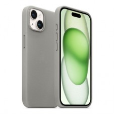 Чохол для мобільного телефона Armorstandart FAKE Leather Case Apple iPhone 15 Grey (ARM76289) Чохол для мобільного телефона Armorstandart FAKE Leather Case Apple iPhone 15 Grey (ARM76289) - Фото